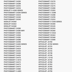 HP 350 mustekasetti, musta - Yhteensopivat tulostinmallit