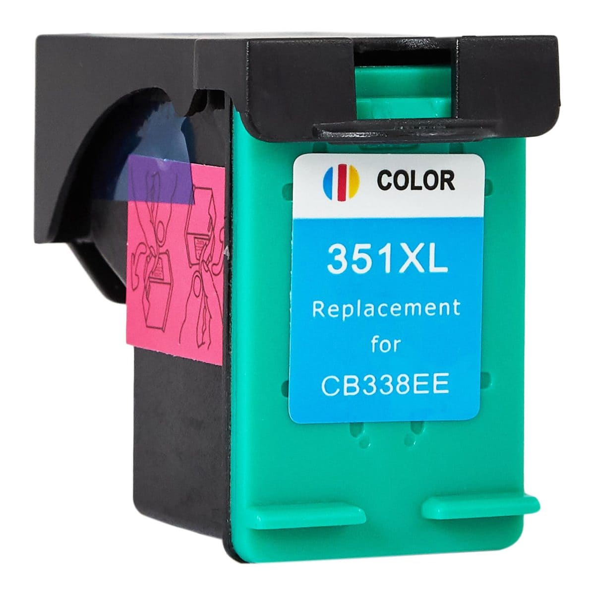 HP 351 mustekasetti, kolmivärinen – tarvike, premium