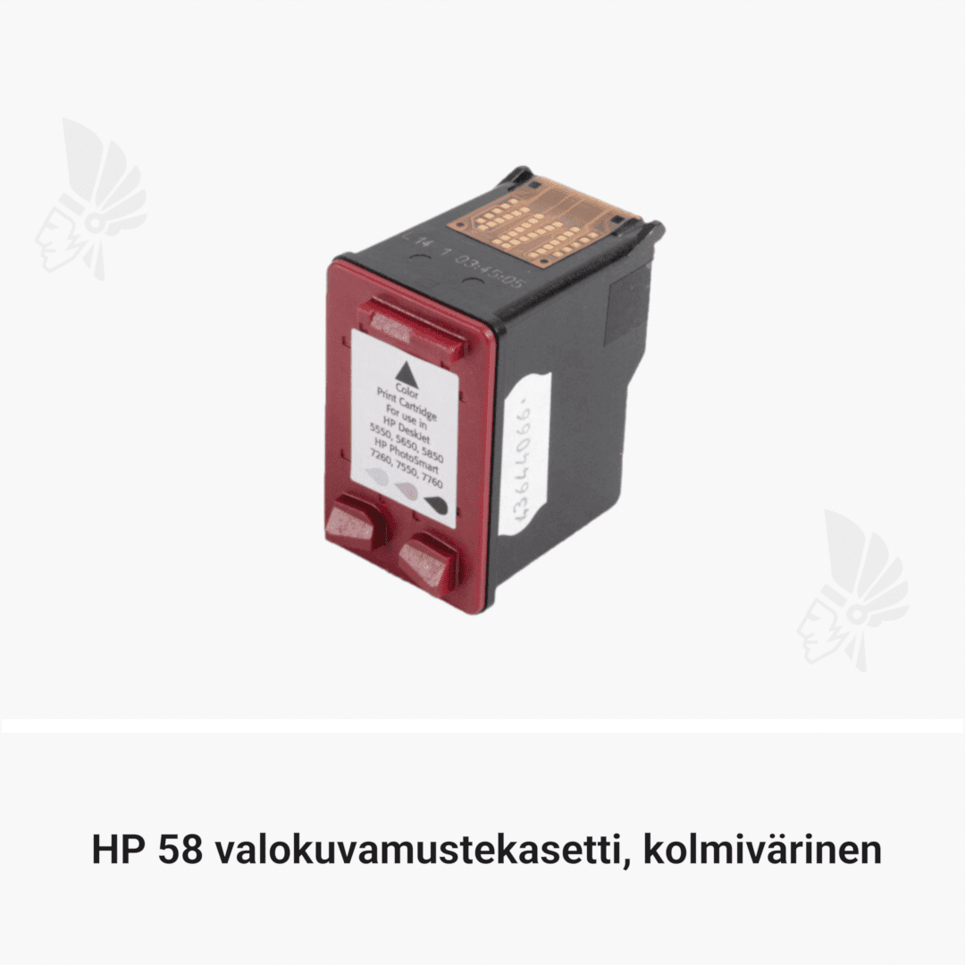 HP 58 valokuvamustekasetti, kolmivärinen - Yhteensopivat tulostinmallit