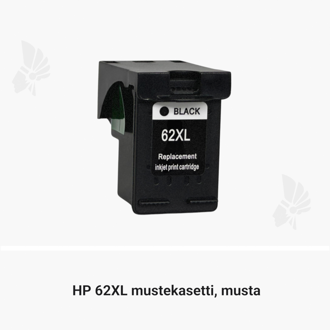 Yhteensopiva HP 62XL musta mustekasetti mustesuihkutulostimelle