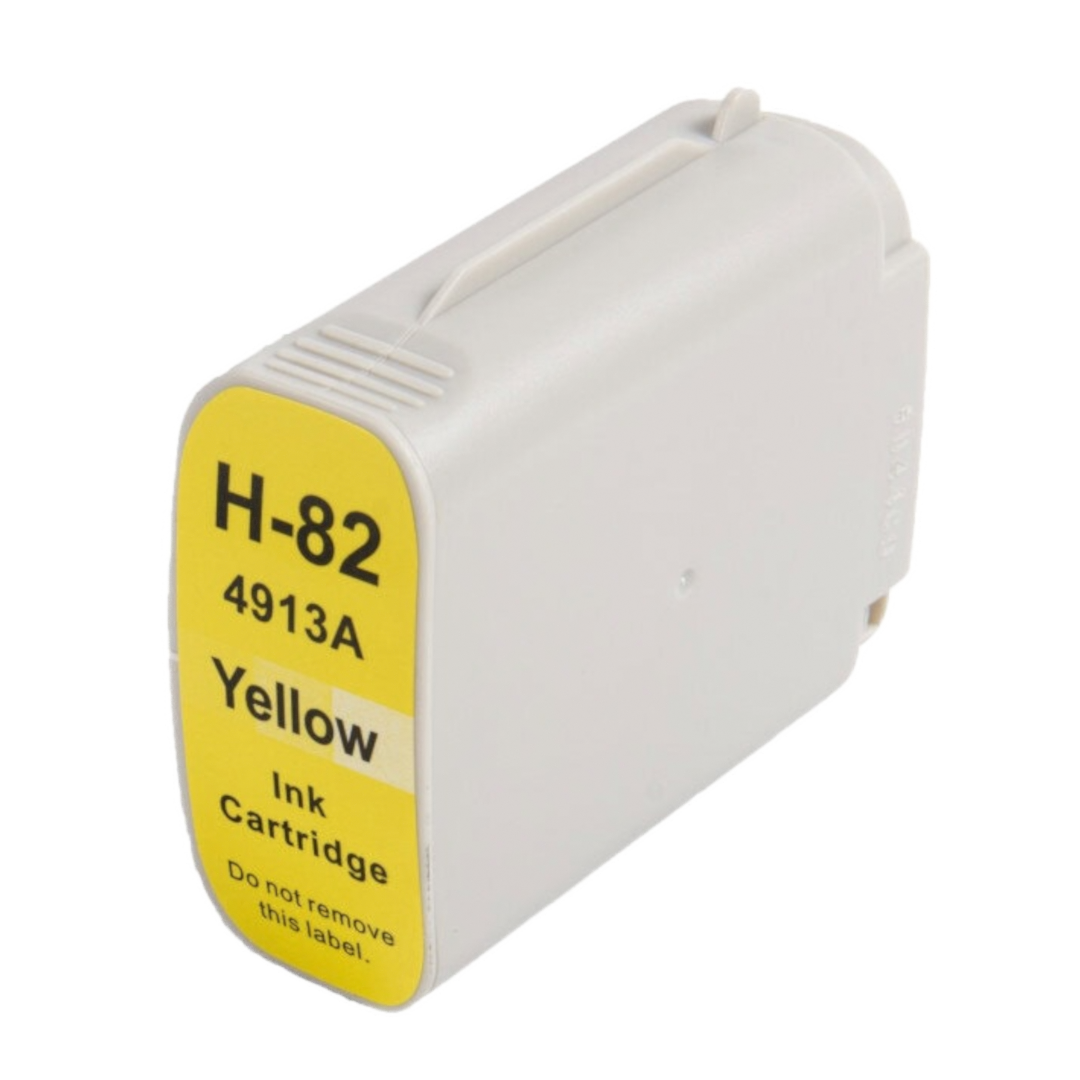 Yhteensopiva HP 82 keltainen mustekasetti mustesuihkutulostimelle