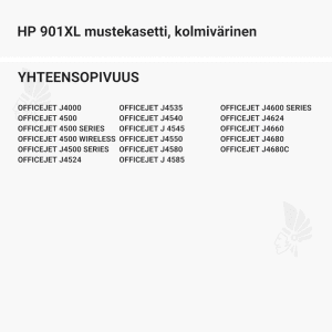 HP 901XL mustekasetti, kolmivärinen - Yhteensopivat tulostinmallit