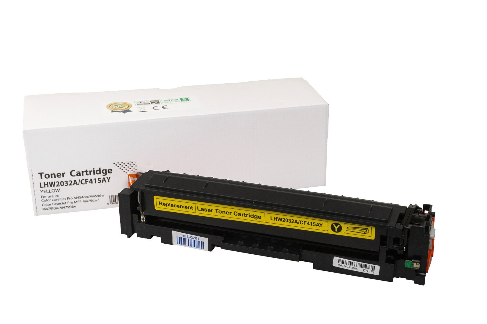 HP 415A laserkasetti, keltainen – tarvike, premium - Yhteensopivat tulostinmallit