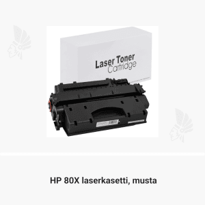 HP 80X laserkasetti, musta - Yhteensopivat tulostinmallit
