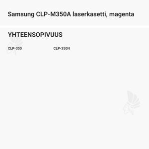 Samsung CLP-M350A laserkasetti, magenta - Yhteensopivat tulostinmallit