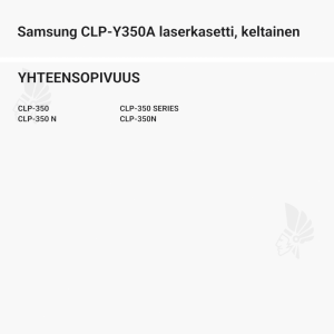 Samsung CLP-Y350A laserkasetti, keltainen - Yhteensopivat tulostinmallit