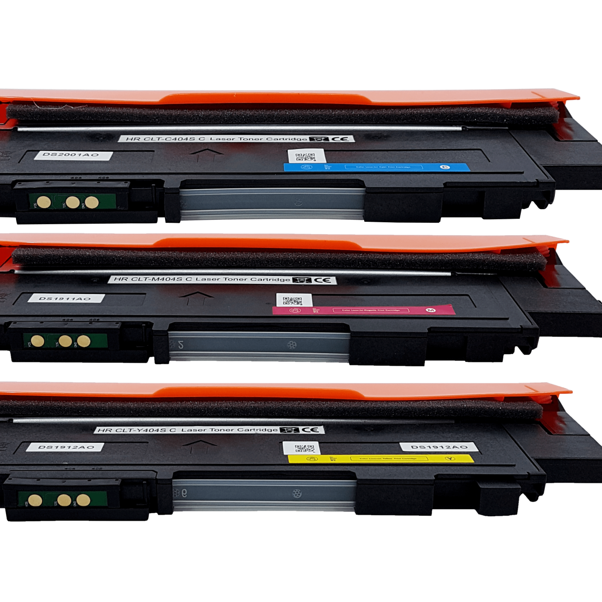 Samsung CLT-404S CMY -laservärikasetit, syaani, magenta, keltainen (tarvike, premium), multipack