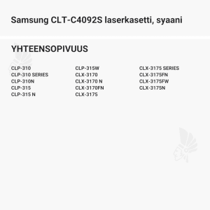 Samsung CLT-C4092S laserkasetti, syaani - Yhteensopivat tulostinmallit