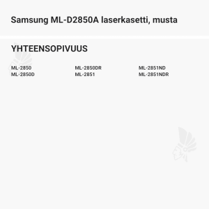 Samsung ML-D2850A laserkasetti, musta - Yhteensopivat tulostinmallit
