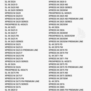 Samsung MLT-D116L laserkasetti, musta - Yhteensopivat tulostinmallit