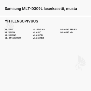 Samsung MLT-D309L laserkasetti, musta - Yhteensopivat tulostinmallit