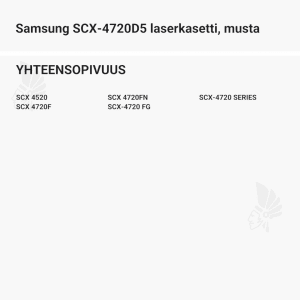 Samsung SCX-4720D5 laserkasetti, musta - Yhteensopivat tulostinmallit
